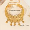 Mary Gold hollow-out diamond-studded teardrop tassel waist chain - charming dress and gown embellishment belt