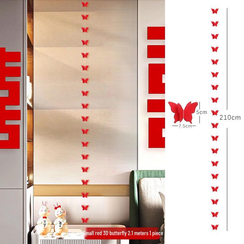 Joyful Wedding and Living Room Decoration Set with Bride s Bedroom Stickers - Simple Design