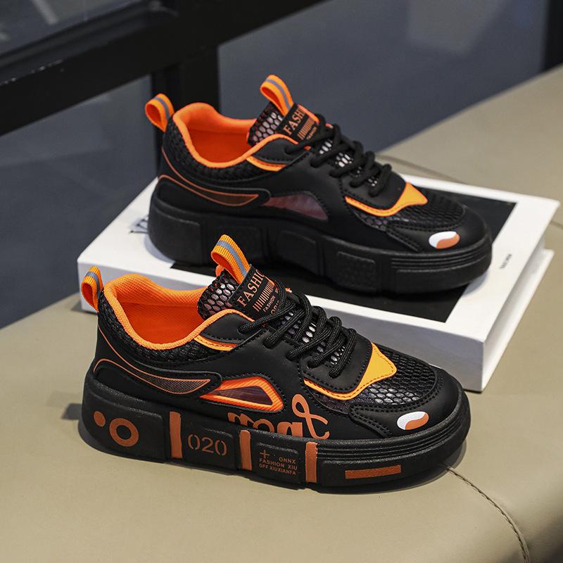 

Популярная летняя обувь на пористой подошве, детская спортивная обувь для отдыха, обувь с отверстиями для учеников средней школы, рама, мужская и женская 32 чёрный