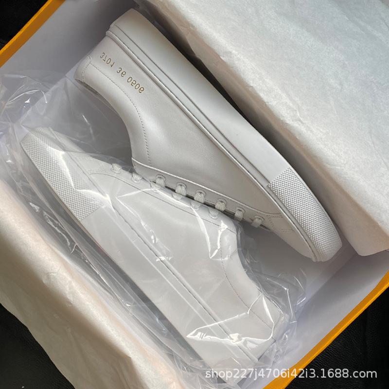 Versatile basic little white shoes new women's shoes leather sports casual flat baseplate shoes spring