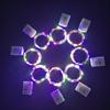 1SET Copper Wire Star Light Ambient Light Stall Night Market Decoration Room Birthday Arrangement Led Small Lantern Flashing Light String