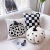 Housse de coussin décorative 45x45CM Noir Blanc pour canapé, gîte, moderne, simple, coussin lombaire, housse de coussin décorative pour la maison