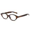 Vintage Oval Glasses for Women Anti Blue Light Retro Korean Style Female Decorative Eyewear