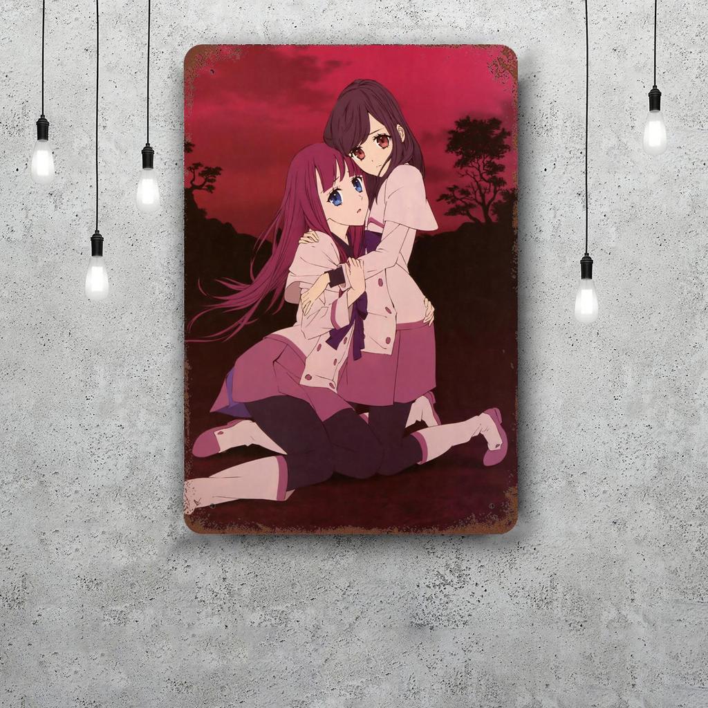 sora yori mo tooi anime Metal Signs wall decor Vintage Tin Signs Captain Metal Poster Decor for Bar Pub Club Wall Decoration
