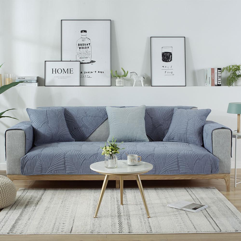 

Скандинавская диванная подушка, ткань, универсальная подушка на четыре сезона, нескользящая простая зимняя кожаная подушка для дивана, спинка, полотенце из цельного дерева 70*70