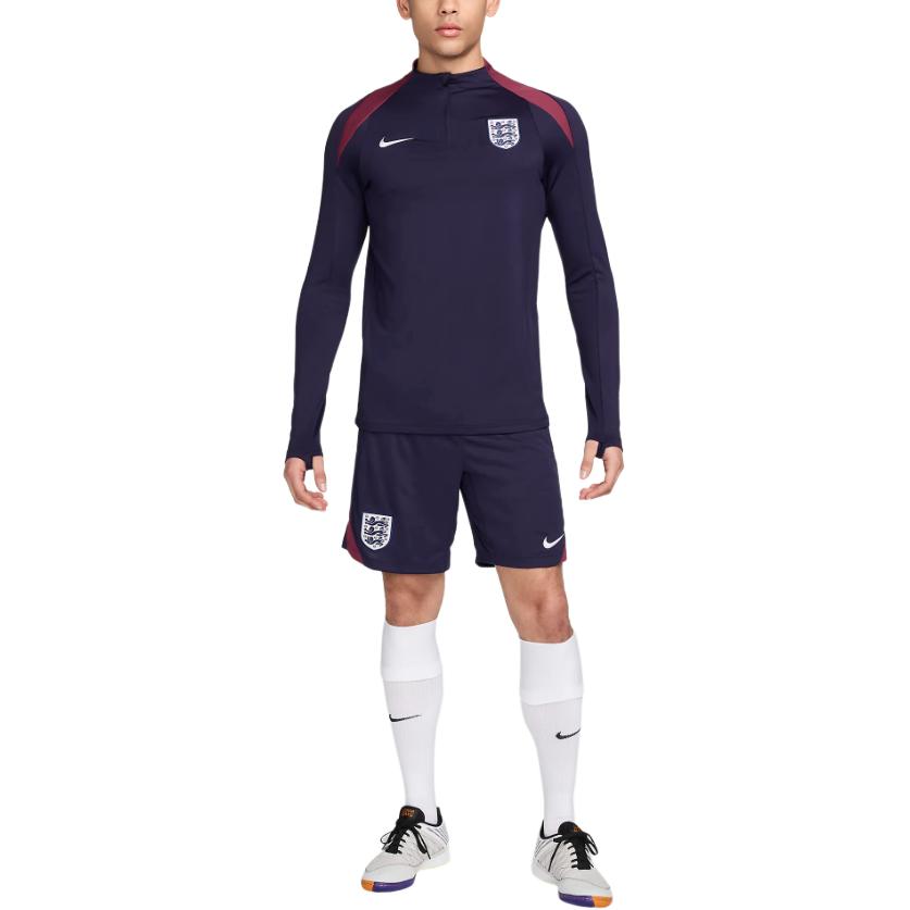 Nike Pantaloni da Calcio Asciugatura Rapida Dri-FIT England Strike Uomo Pantaloni Viola Inchiostro FJ2200-555