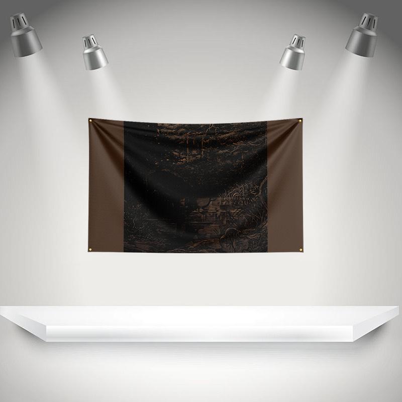 Aagallochs Flag Rock Music Band Banner Hd Printing Tapestry Exhibition Music Band Fans Garage Decor