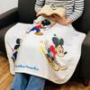 MORIPiLO Morishita Lap Blanket Misato Pottery Mickey Ivory 70x100cm Half Blanket Disney Character Goods 4621430