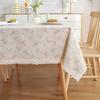 Polyester Cotton Rose Lace Tablecloth Coffee Table Tablecloth Table Cloth Cover Towel