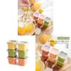 Ice Cube Tray Food Storage Container With Easy Release For Home Use