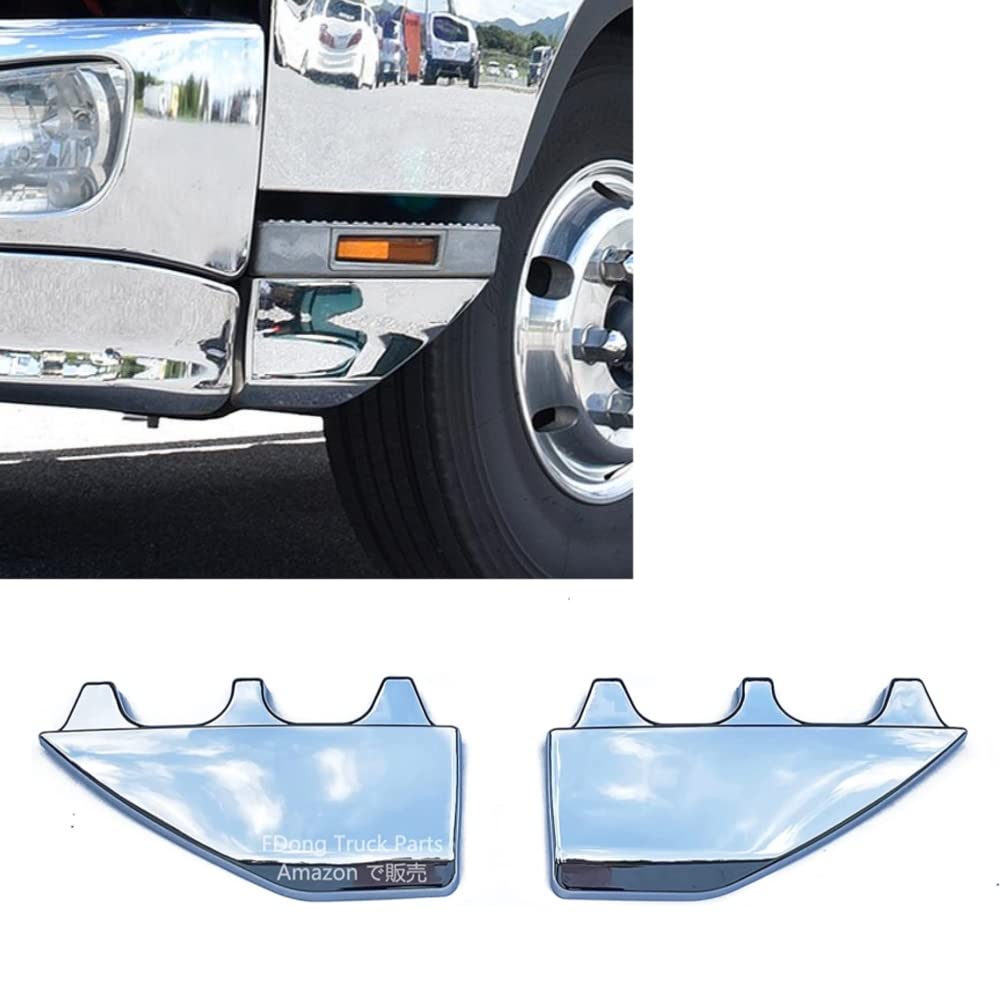 Hino Air Loop Ranger Ranger Pro Chrome Step Skirts and Right Compatible with Standard and Wide Vehicles 2002 March Exterior Parts for Trucks (Left