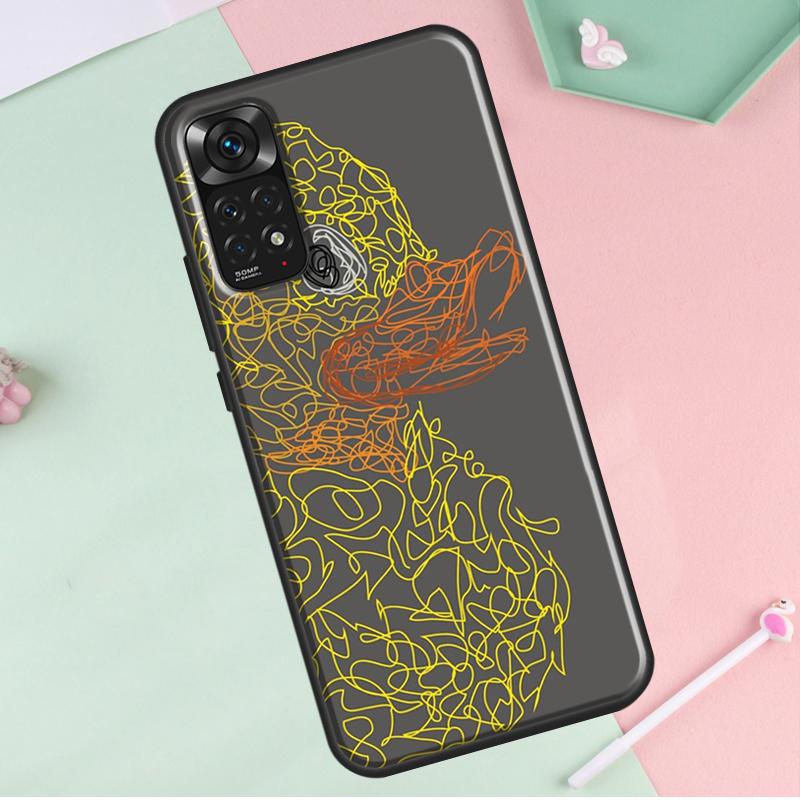 Gelbe Ente für Redmi Hinweis 12 Pro Plus Abdeckung für Redmi Hinweis 10 8 9 11 Pro 12S 11S 10S 9S 9C 10C 12C Fall