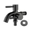 Multifunction Double-outlet Washing Machine Faucet 304 Stainless Steel Faucet One Into Two Out Outdoor Garden Sink Pool Faucet