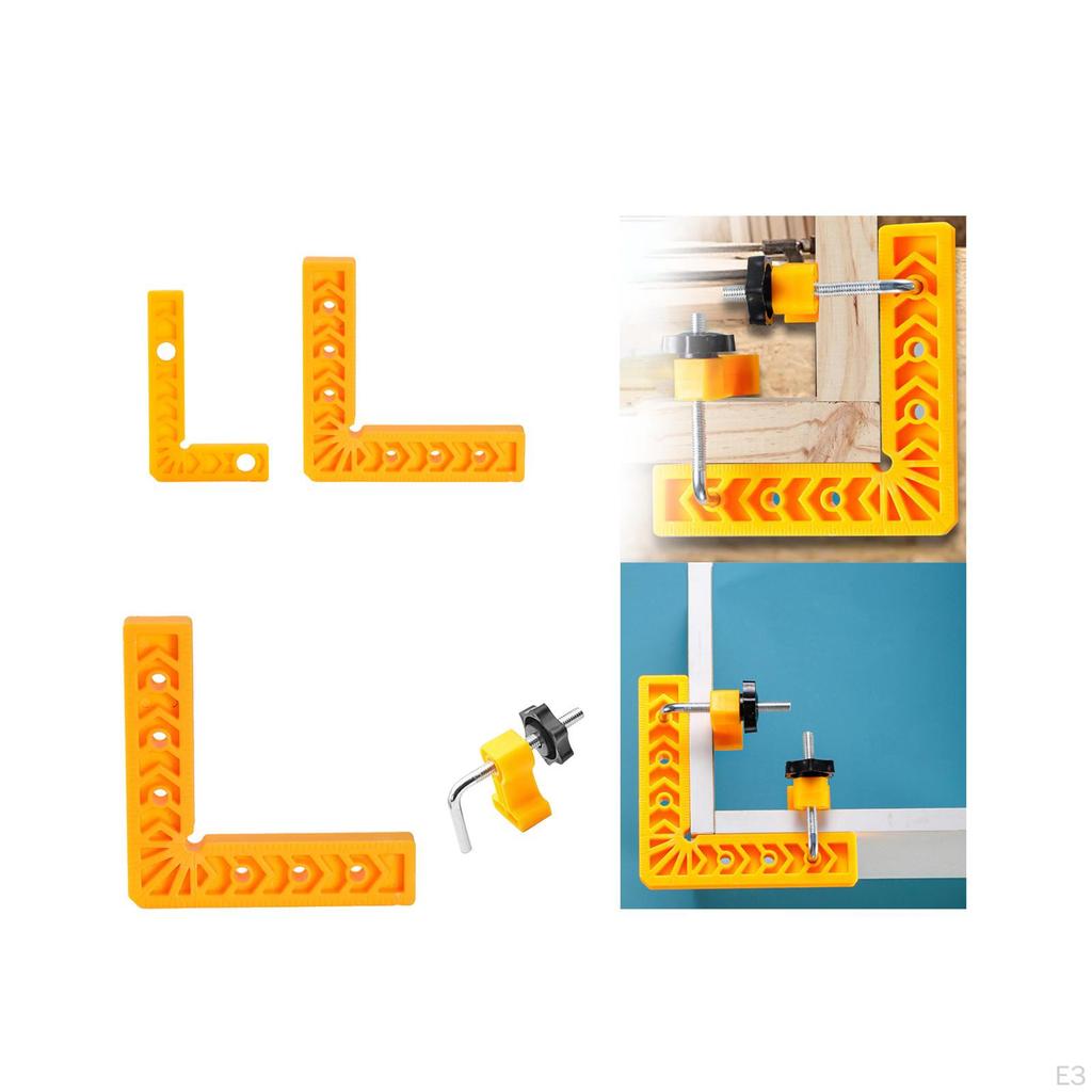 90 Degree Clamp,Woodworking Tool Corner Clamp Right Angle Square for Shelves
