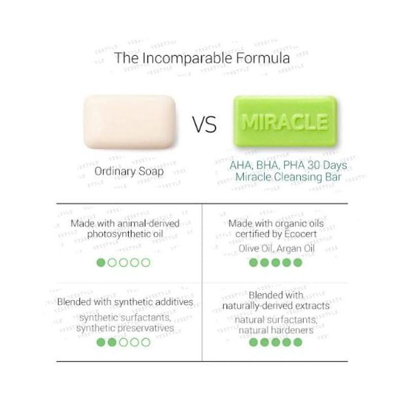 SOME BY MI AHA, BHA, PHA 30 Days Miracle Cleansing Bar 1pc