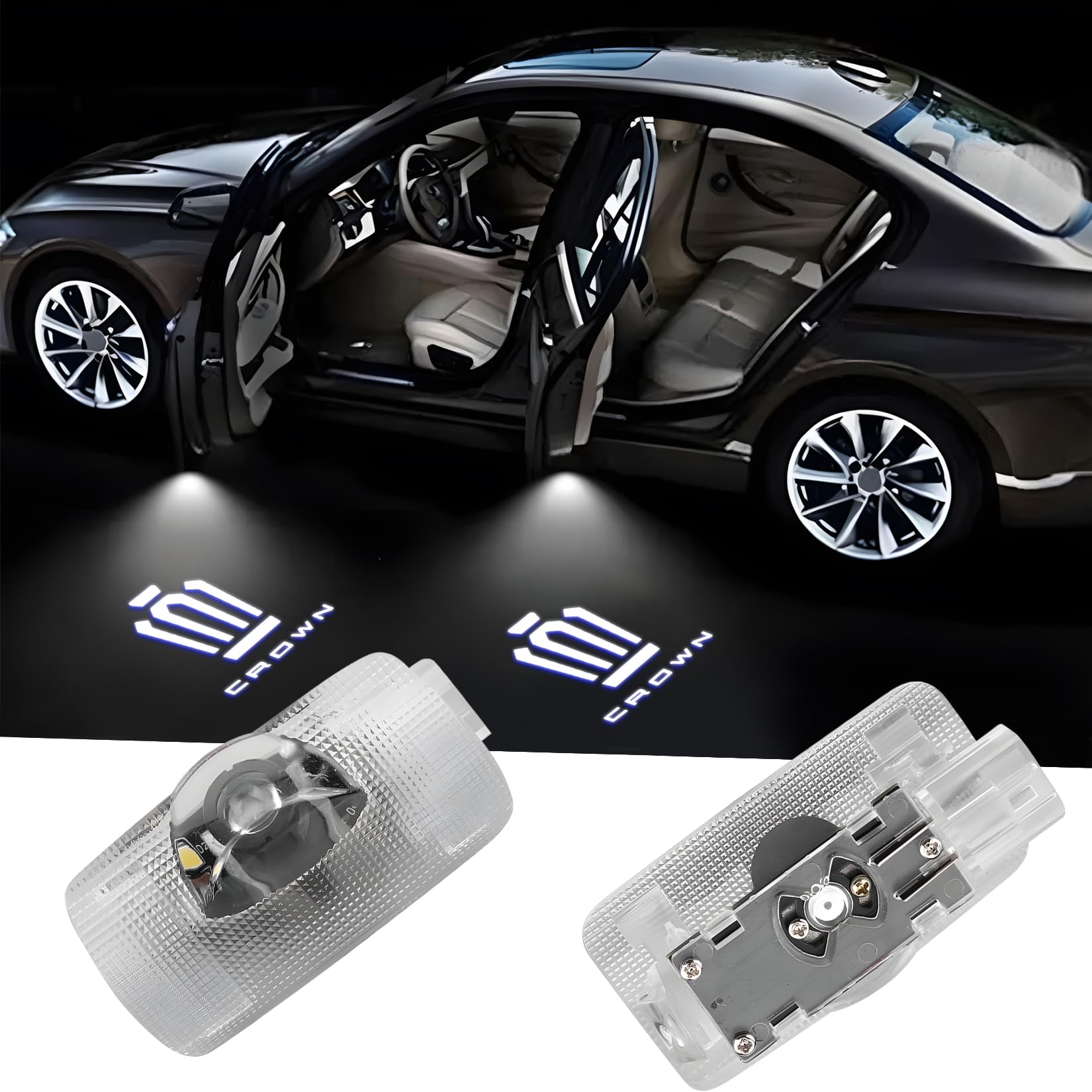 Car Courtesy Lamp Door Welcome Light Crown Compatible with 200/210/180 applied to crown