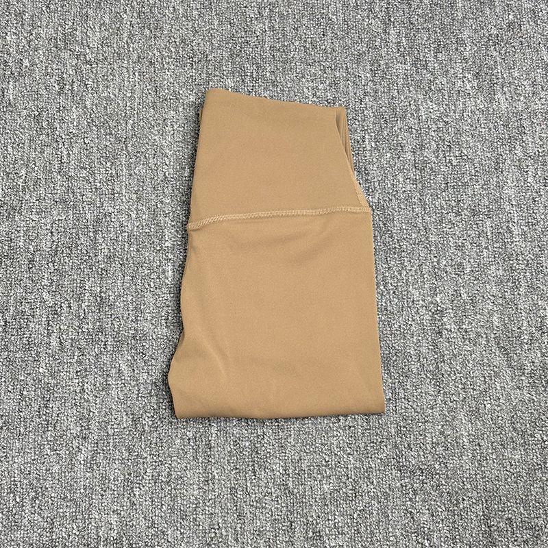 

Lu Same Style Nuls Yoga Pants Women s Summer New No Embarrassment Line Running High Waist Shaping Exercise Workout Pants COCOA M [50.00 kg-57.50 kg]]