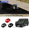 For Suzuki Jimny 2018 2019 2020 2021 2022 2023 2024 2025 LHD RHD Car Roof Antenna Cover ABS Carbon Fiber Glossy Black Sticker