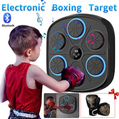 Muziek Boksmachine Bluetooth Muur Bokszak Muurbevestigd Stootapparatuur Intelligente Elektronische Pad voor Kinderen Volwassenen