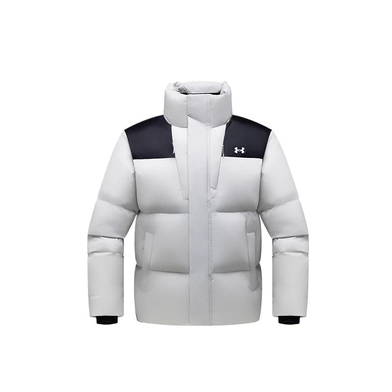 

Under Armour Climbing Series Warm Windproof Cold Resistant Soft Puffer Jacket Men jackets Light-Gray 14411143-0045 S