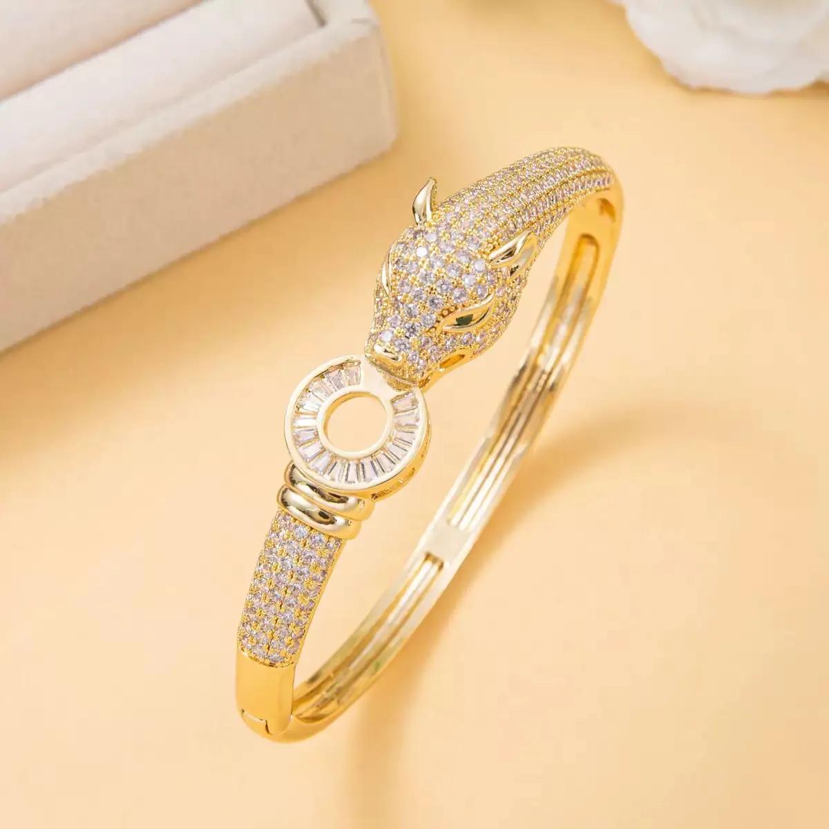 Europe and America Fashionable Instagram Style Open Bracelet for Men and Women 17CM