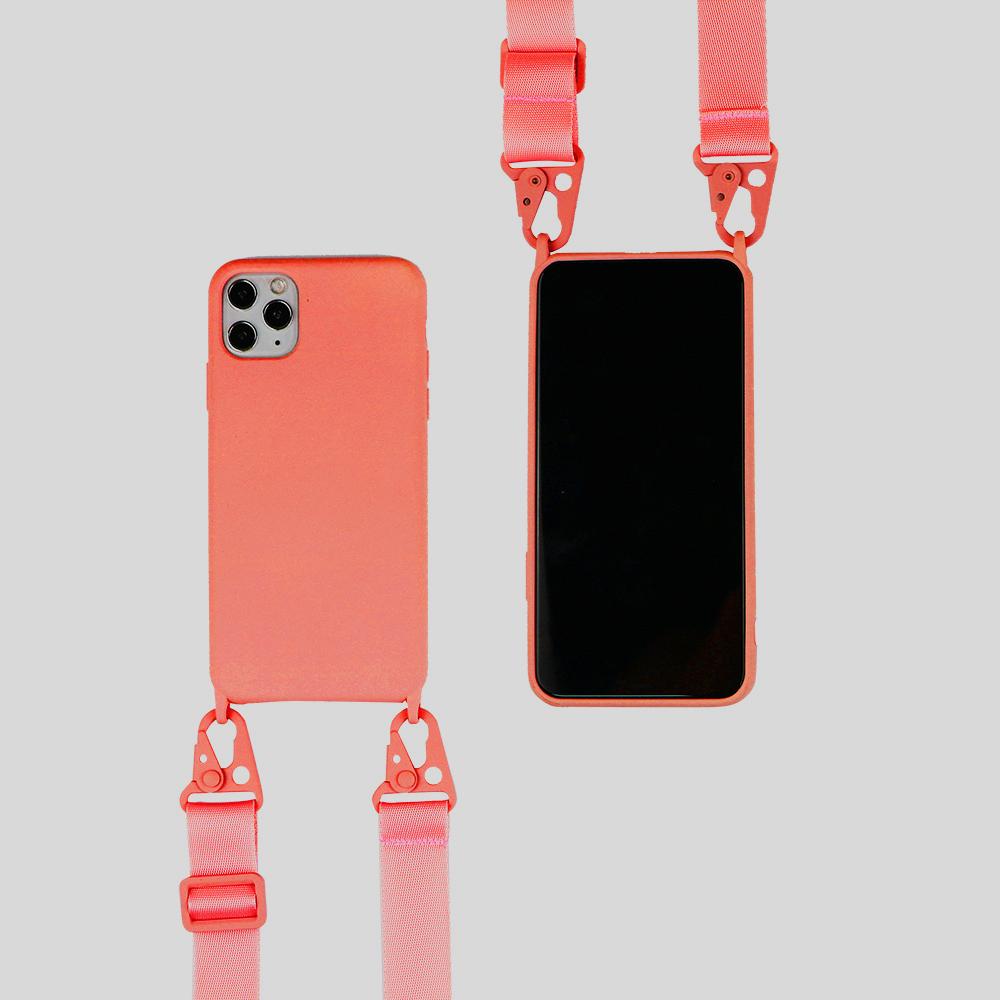 Crossbody Ketting Lanyard Koord Telefoon Hoesje Voor Iphone 16 15 14 Plus 13 12 Mini 11 Pro Xs Max Xr X Siliconen Zachte Tpu Ach