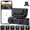 1080P Quad Dashcam met 4-kanaals Opname, WiFi, Parkeermonitor & Telefoon Synchronisatie