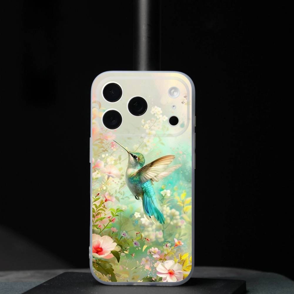 Bird Hummingbird Colorful For iPhone 17,16,15,14,13,12,11,Pro,Max,Plus,Mini,SE4,E Magnetic For Magsafe Wireless Phone Case