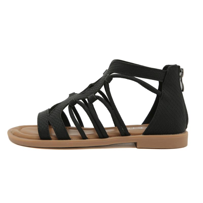 Summer Roman Lace-Up Flat Shoes Soft Sole Comfortable And Stable Sandals For Women Fashion Casual Boho Style Ethnic Style