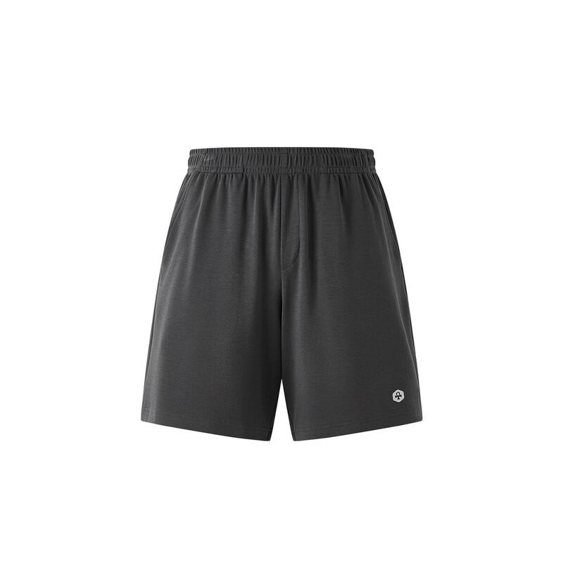 CHINISM Men s Reflective Double-Knit Sport Shorts L темно серый