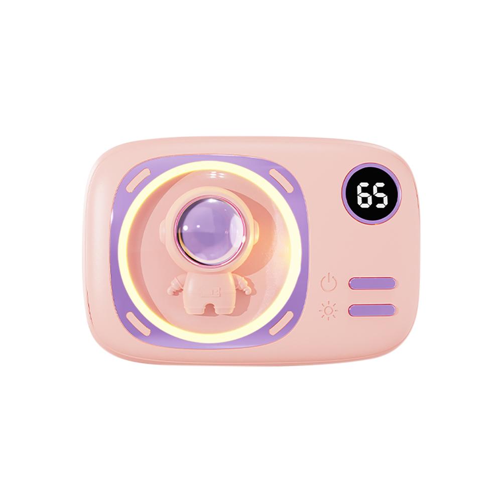 

Нова грілка для рук Power Bank 2-в-1 Маленька грілка для рук Usb Портативна Підсвітка Нагрівальна подушечка Різдвяний подарунок рожевий