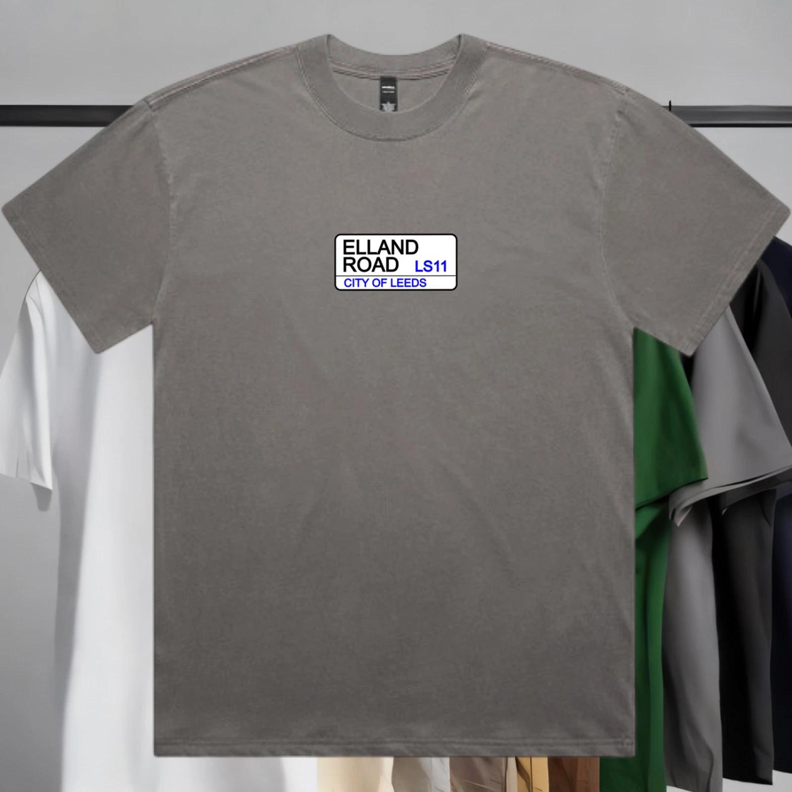 Leeds United FC T-Shirt Elland Road Logo Shirt XL