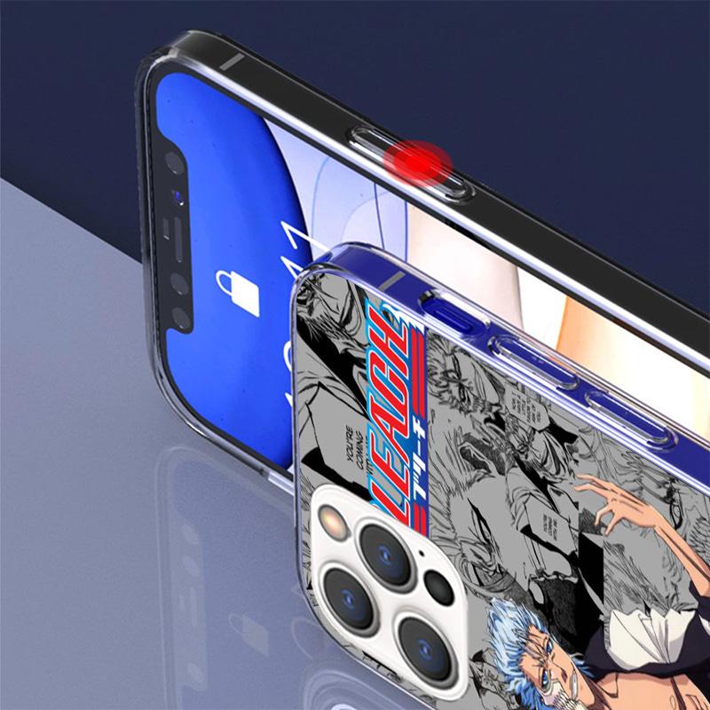 Bleach Grimmjow Phone Case For iPhone 17 Air 16 Pro Max 16E 15 + 14 Plus 11 12 13 Mini 7 8 SE Gift Print Cover Fundas 17 Air 16