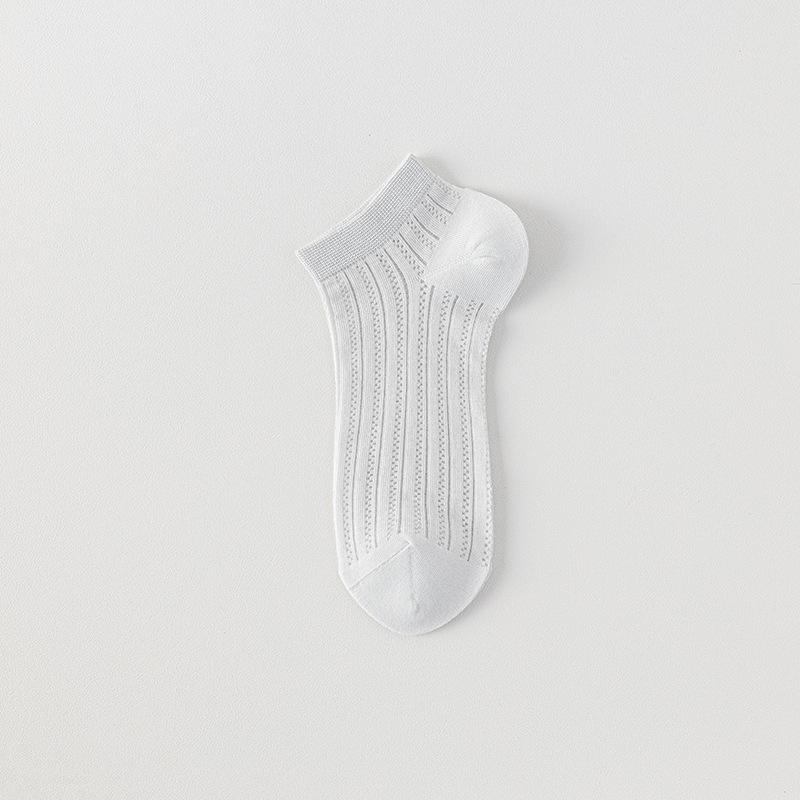 Women's Socks, Summer Thin Short Socks, Mesh Breathable Ultra-thin Cotton Socks, Shallow-mouthed Low-top Boat Socks
