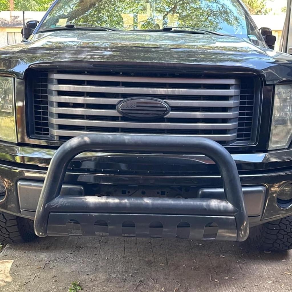 9 Inch Front Grill Rear Tailgate Emblem Fit For Ford 04-14 F150, 11-14 Edge, 11-16 Explorer, 06-11 Ranger, 07-14 Expedition (Pack Of 2)