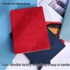 A5 Leather Notebook with Logo, Pen Holder, Thickened Soft Cover for Business Meetings and Student Notes