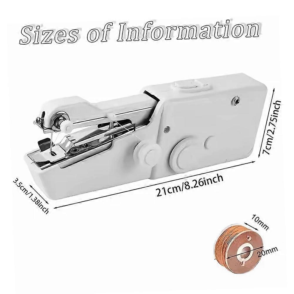Tragbare Handstich-Nähmaschine, Mini-Akku-Nähmaschine für schnelle Stoffreparaturen & DIY-Bastelarbeiten
