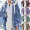 Women's 2026 Autumn/Winter Corduroy Long Sleeve Pocket Cardigan