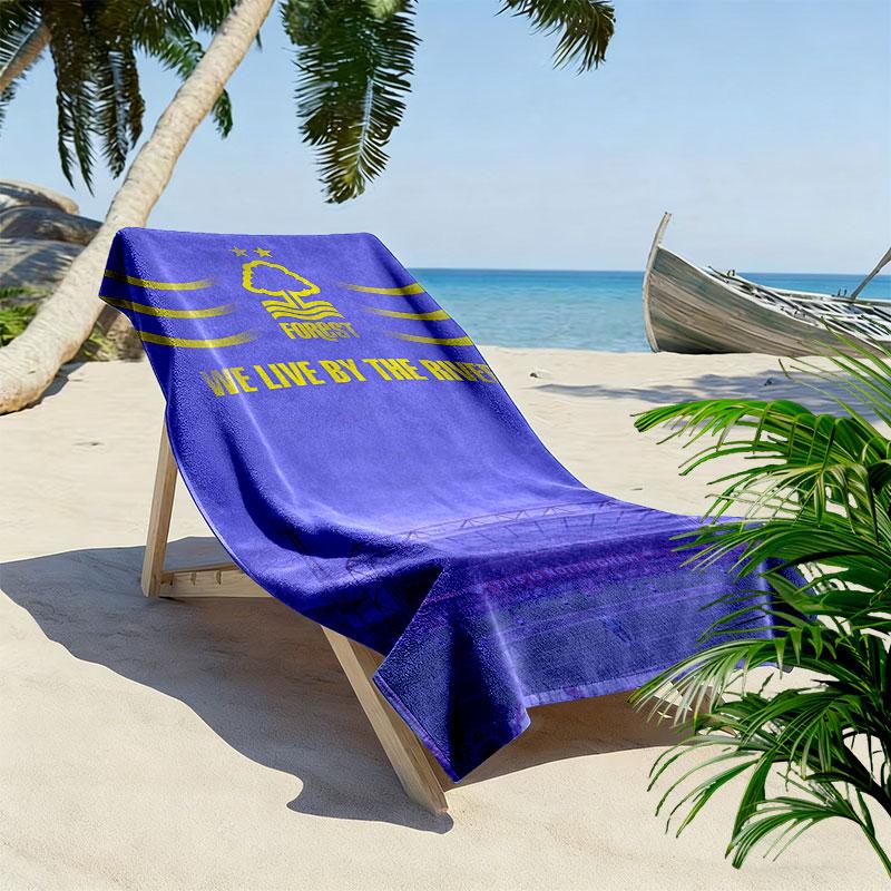 Nottingham Forest F.C Beach Towel, Large Soft Quick Dry Towel for Beach Camping Swimming