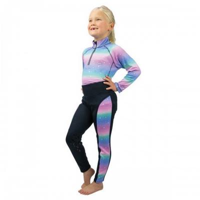 Girls Dazzling Night Horse Riding Tights