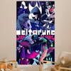 Deltarune Hra DIY Nástěnná tapiserie Hippie Květinové nástěnné koberce Dekorace do koleje Nástěnné umění Dekorace