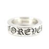 Großer Ring Abstandshalter Ring Forever 0,2 Zoll Silber 925 Herren Gebraucht