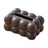 Facial Tissue Holder Non Slip Ceramic Tissue Box Cover Tissue Dispenser for Living Room Home Household Kitchen Countertop