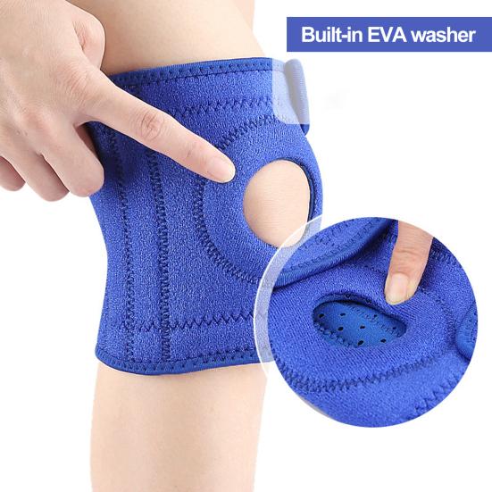 Orteza stawu kolanowego Stabilizator rzepki z regulowanym zapięciem na taśmę. Miękka, antypoślizgowa konstrukcja