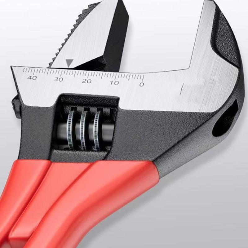6/8inch Multifunctional Pipe Wrench Ratcheting Large Opening Quick Wrench Hand Tool for Car Maintenance Accessories