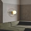 Black Gold LED Wall Lamps with G9 Light Bulb for Bedside Bedroom Frosted Glass Ball LED Wall Lights Wall Sconce Decor for Aisle