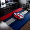Detroit Basketball Art Rug Office Carpet Non-Slip Mat, Chair Rug Floor Covering for Gaming, Bedroom, Living Room , Home Decor Christmas Gift
