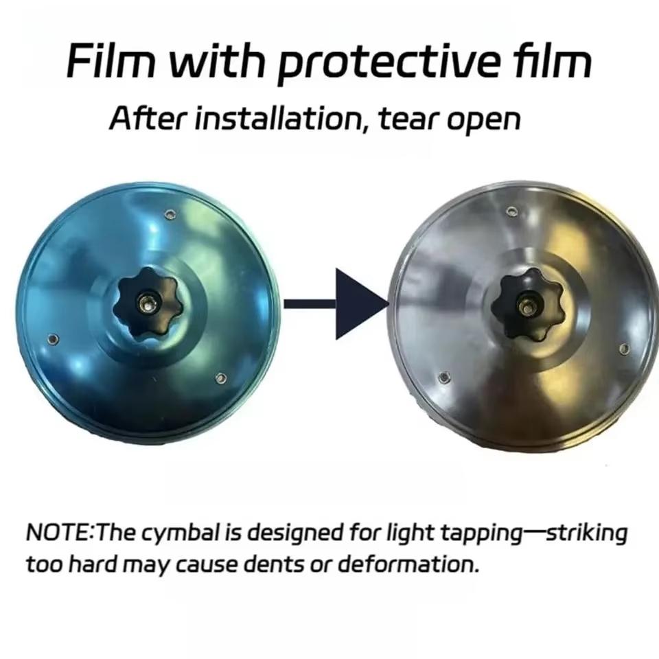 Car Crash Cymbal Alloy Car Air Vent Musical Saucer Drum Mini Drum Easy To Install Clip-On Car Interior Decor Accessories