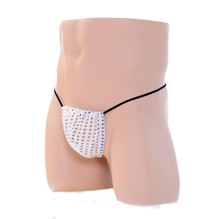 2017 new men's erotic underwear, super sexy thong hollow temptation wild T-pants