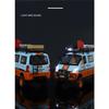 1/24 WuLing VAN Off-Road Vehicle Alloy Muscle Car Model Sound and Light Pull Back Children's Toy Collectibles Birthday Gift